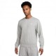 Nike Felpa Girocollo Logo Piccolo Grigio Uomo