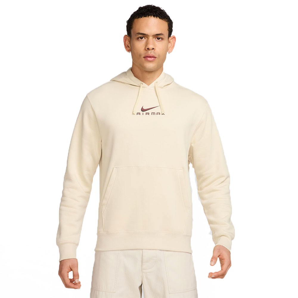 Image of Nike Club Felpa Con Cappuccio Fantasia Bianco Uomo S068