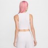 Nike Crop Top Bianco Donna