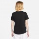 Nike T-Shirt Logo Piccolo Nero Donna