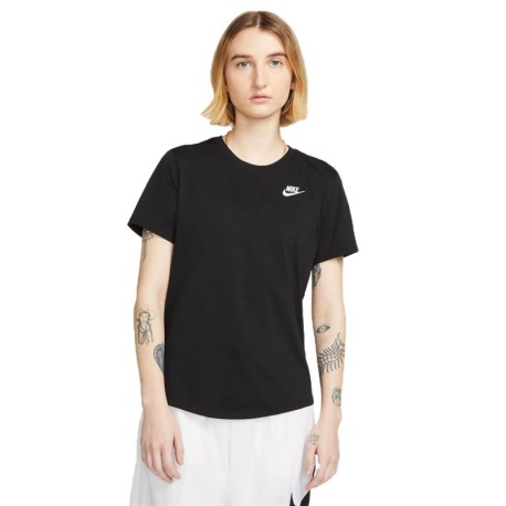 Nike T-Shirt Logo Piccolo Nero Donna