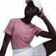 Nike T-Shirt Logo Piccolo Rosa Donna