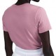 Nike T-Shirt Logo Piccolo Rosa Donna