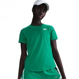 Nike T-Shirt Logo Piccolo Verde Donna