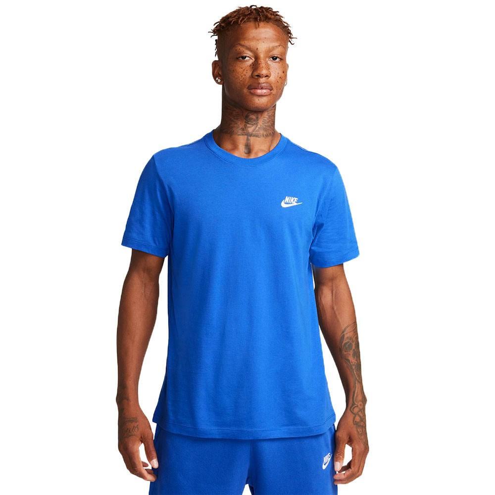 Image of Nike Sportswear Club T-Shirt Azzurro Uomo M068