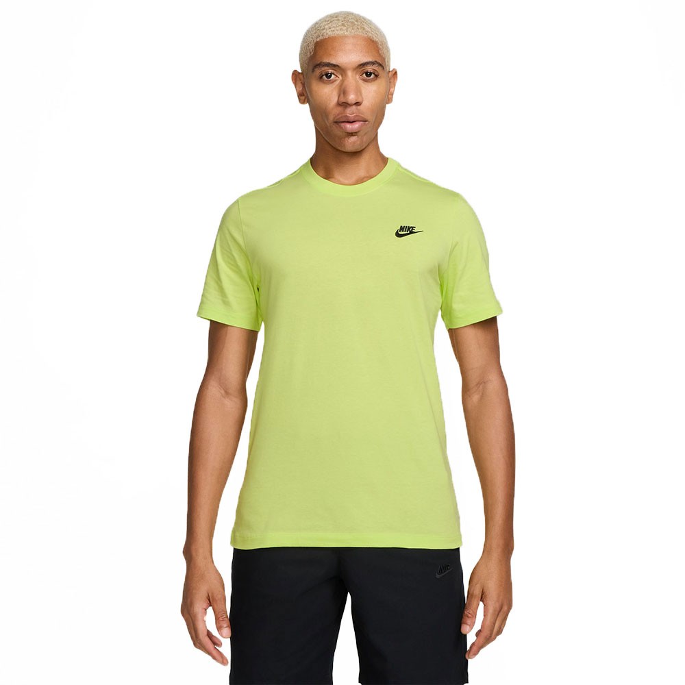 Image of Nike Sportswear Club T-Shirt Giallo Fluo Uomo S068