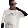 Nike T-Shirt Over Dance Bianco Donna