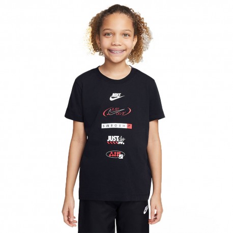 Nike T-Shirt Nero Bambino