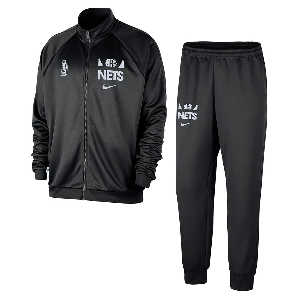 Image of Nike Tuta Nba Brooklyn Nets Club Nero Bianco Uomo S068