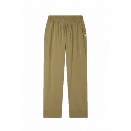 Freddy Pantaloni Con Polsino Slounge Verde Donna