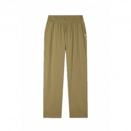 Freddy Pantaloni Con Polsino Slounge Verde Donna