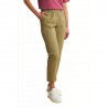 Freddy Pantaloni Con Polsino Slounge Verde Donna