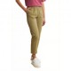 Freddy Pantaloni Con Polsino Slounge Verde Donna