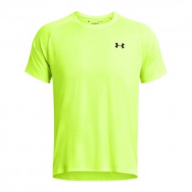 Under Armour Maglietta Palestra Tech Texture Giallo Uomo