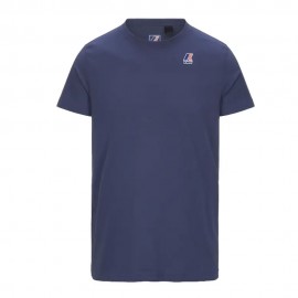 K-Way T-Shirt Le Vrai Blue Deep Uomo