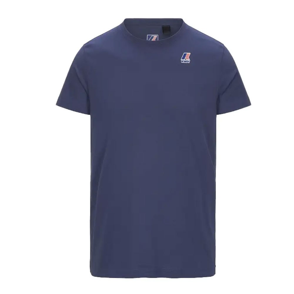 Image of K-Way T-Shirt Le Vrai Blue Deep Uomo XL068