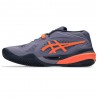 Asics Gel-Resolution X Clay Grigioish Purple Nova Arancio - Scarpe Da Tennis Uomo