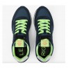 Sun 68 Tom Solid Nylon Fluo Navy Blu Arancio - Sneakers Uomo