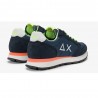 Sun 68 Tom Solid Nylon Fluo Navy Blu Arancio - Sneakers Uomo