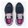 Sun 68 Ally Solid Nylon Navy Bianco - Sneakers Donna