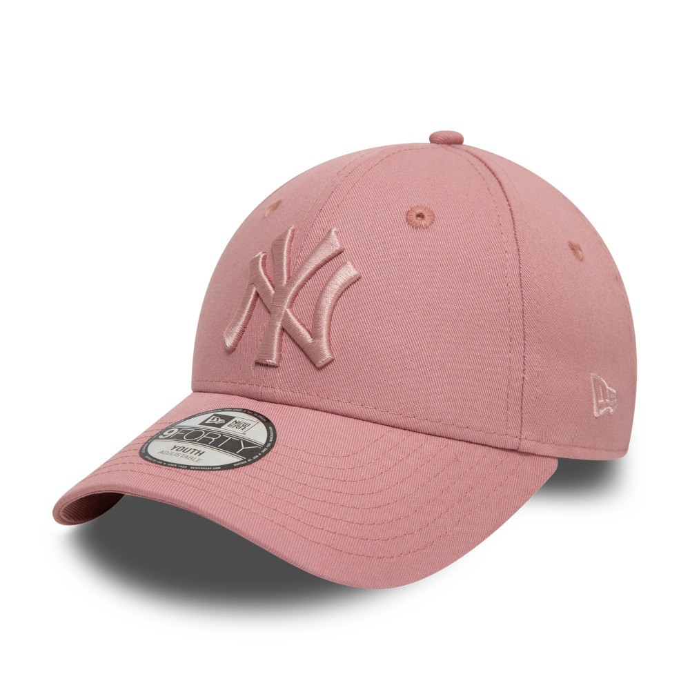 Image of New Era Cappellino 9FORTY New York Yankees League Essential Rosa Bambina TU068