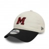 New Era Cappellino 9TWENTY AC Milan 'M' Logo Bianco