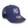 New Era Cappellino 9FORTY A-Frame Trucker New York Yankees League Essential Viola