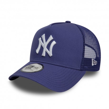 New Era Cappellino 9FORTY A-Frame Trucker New York Yankees League Essential Viola