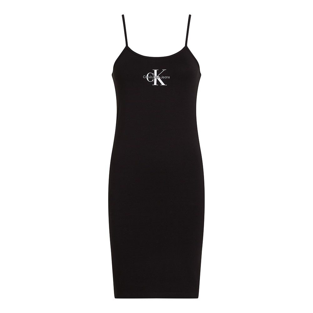 Image of Calvin Klein Abito Con Corpetto Slim Nero Donna S068