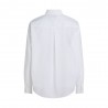 Calvin Klein Camicia Over Logo Bianco Donna