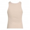 Calvin Klein Canotta Logo Beige Donna