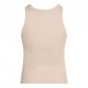 Calvin Klein Canotta Logo Beige Donna