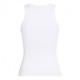 Calvin Klein Canotta Logo Bianco Donna