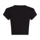 Calvin Klein Cropped T-Shirt Nero Donna