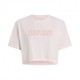 Calvin Klein Cropped T-Shirt Rosa Donna