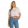 Calvin Klein Cropped T-Shirt Rosa Donna