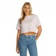 Calvin Klein Cropped T-Shirt Rosa Donna