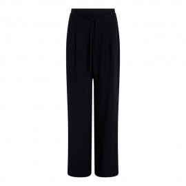 Calvin Klein Pantaloni Relax Nero Donna