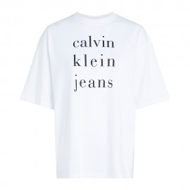 Calvin Klein T-Shirt Logo Bianco Donna