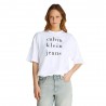 Calvin Klein T-Shirt Logo Bianco Donna