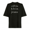 Calvin Klein T-Shirt Logo Nero Donna