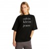 Calvin Klein T-Shirt Logo Nero Donna