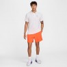 Nike Court Advantage Pantaloncini Tennis 6" Safety Arancio Uomo