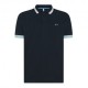 Sun 68 Polo Bicolor Stripe Blu Uomo