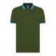 Sun 68 Polo Multistripe Verde Uomo