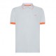 Sun 68 Polo Smallstripe Fluo Bianco Uomo