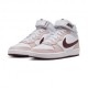 Nike Court Borough Mid 2 GS Bianco Rosso - Sneakers Bambino