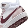 Nike Court Borough Mid 2 GS Bianco Rosso - Sneakers Bambino