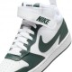 Nike Court Borough Mid 2 GS Bianco Verde - Sneakers Bambino