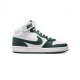 Nike Court Borough Mid 2 GS Bianco Verde - Sneakers Bambino